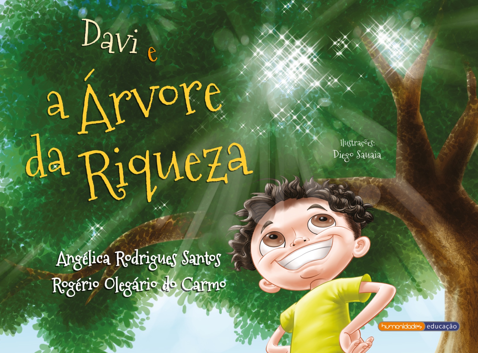 Capa do livro Davi e a Árvore da Riqueza
